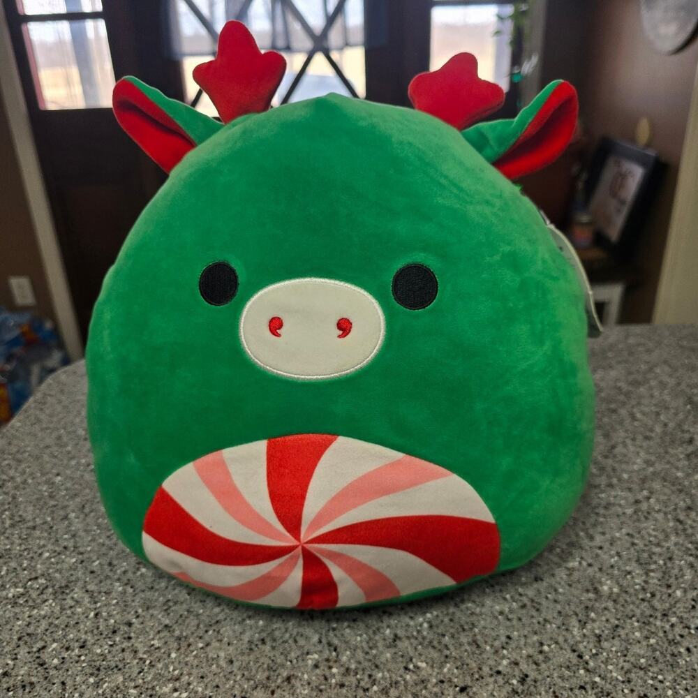 Squishmallows Zumir 8" Peppermint Belly Reindeer Plush Stuffed Animal